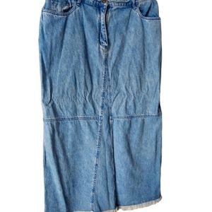 Christopher and Banks denim skirt
